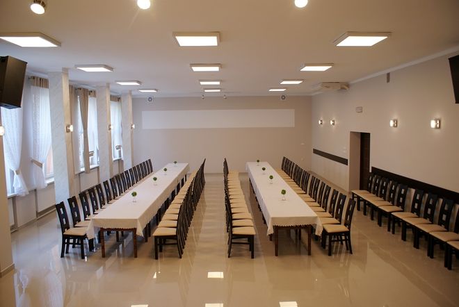 Sala bankietowa w Ośrodku Kultury w Mszanie już otwarta po remoncie, materiały prasowe