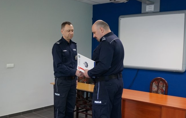 Nowy szef pionu kryminalnego wodzisławskiej komendy, Policja