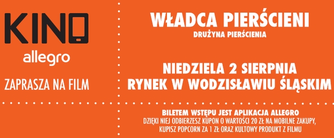 Kino plenerowe stanie na Rynku w Wodzisławiu, 