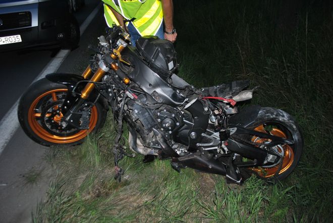 Tragiczny wypadek z udziałem motocyklisty. Zginął 21-letni mieszkaniec Lubomi, Policja