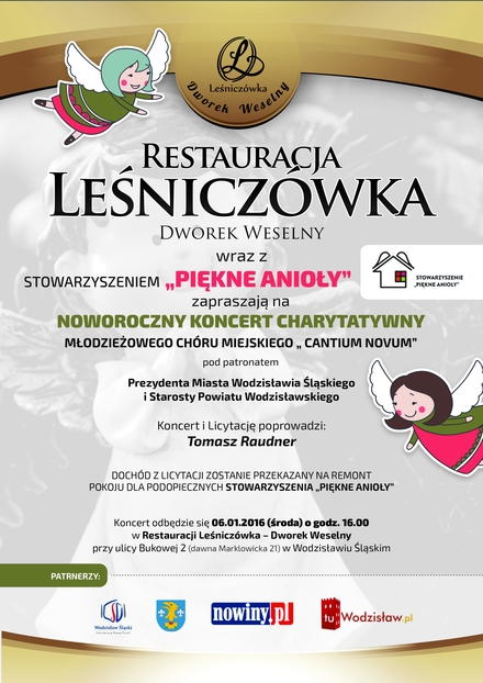 Wodzisław, Leśniczówka: charytatywny koncert w pięknej sprawie. Dochód na metamorfozę kolejnego dziecięcego pokoju, materiały prasowe