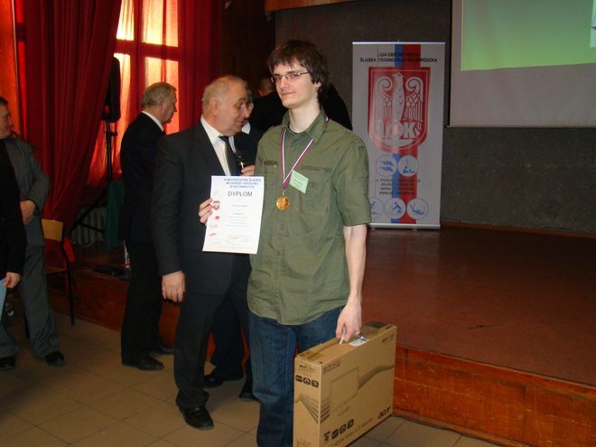 Adrian Sitko został mistrzem Śląska w informatyce