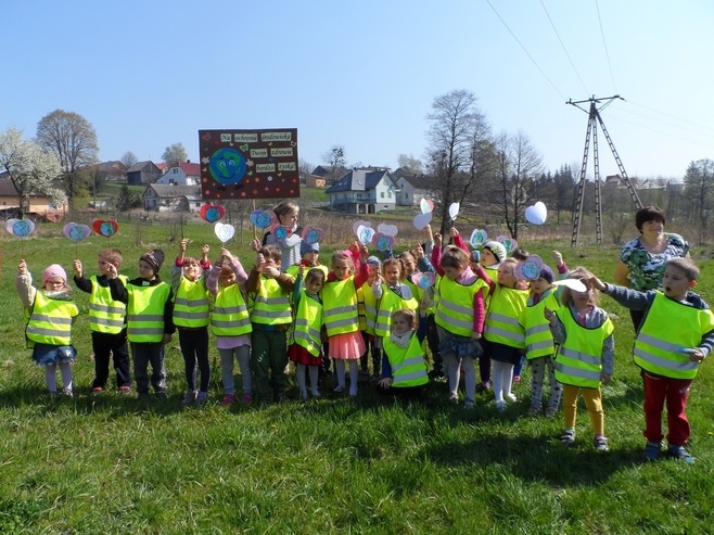 Przedszkolaki z Mszany chronią środowisko, materiały prasowe UG Mszana