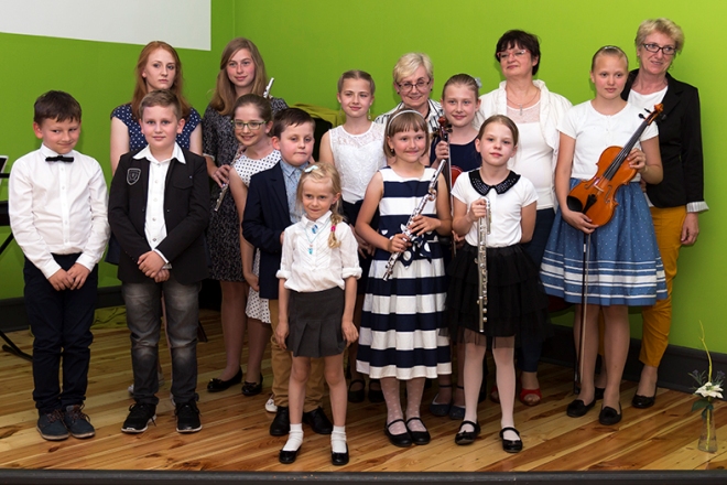 Młode muzyczne talenty zaprezentowały się w Radlinie, materiały prasowe UM Radlin