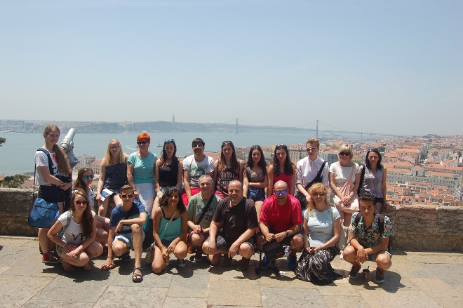 Nauczyciele i uczniowie z G1 w Rydułtowach odwiedzili Portugalię, materiały prasowe