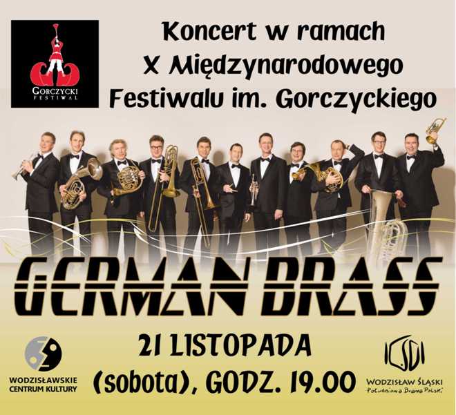 Fantastyczny zespół German Brass zagra w Wodzisławiu Śląskim, materiały prasowe