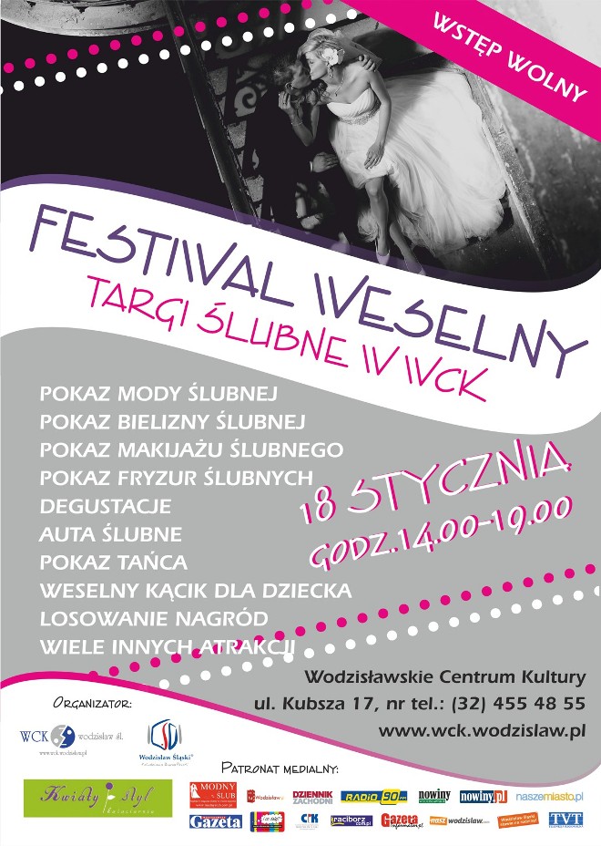 Już w niedzielę Festiwal Weselny w WCK – znamy dokładny program!, materiały prasowe