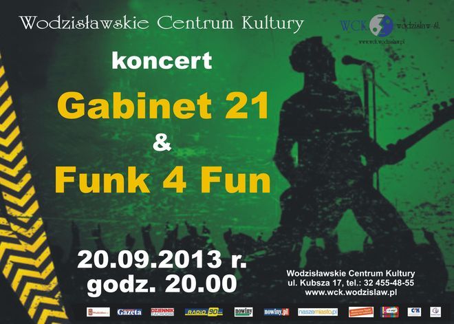 Gabinet 21 i Funk4Fun na wodzisławskiej scenie, Materiały prasowe
