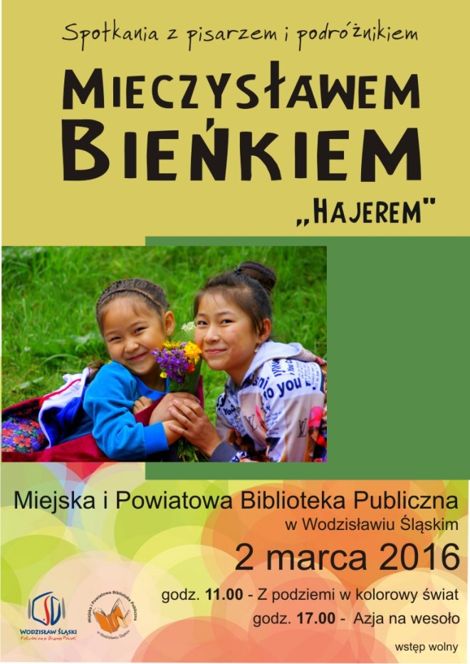 Podróżnicze spotkanie z „Hajerem” w wodzisławskiej bibliotece, materiały prasowe MiPBP w Wodzisławiu Śląskim