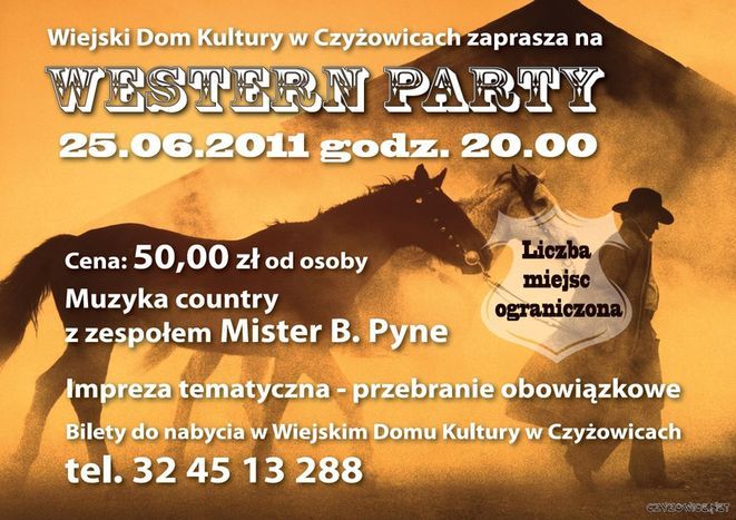 Western Party w Czyżowicach, Materiały prasowe