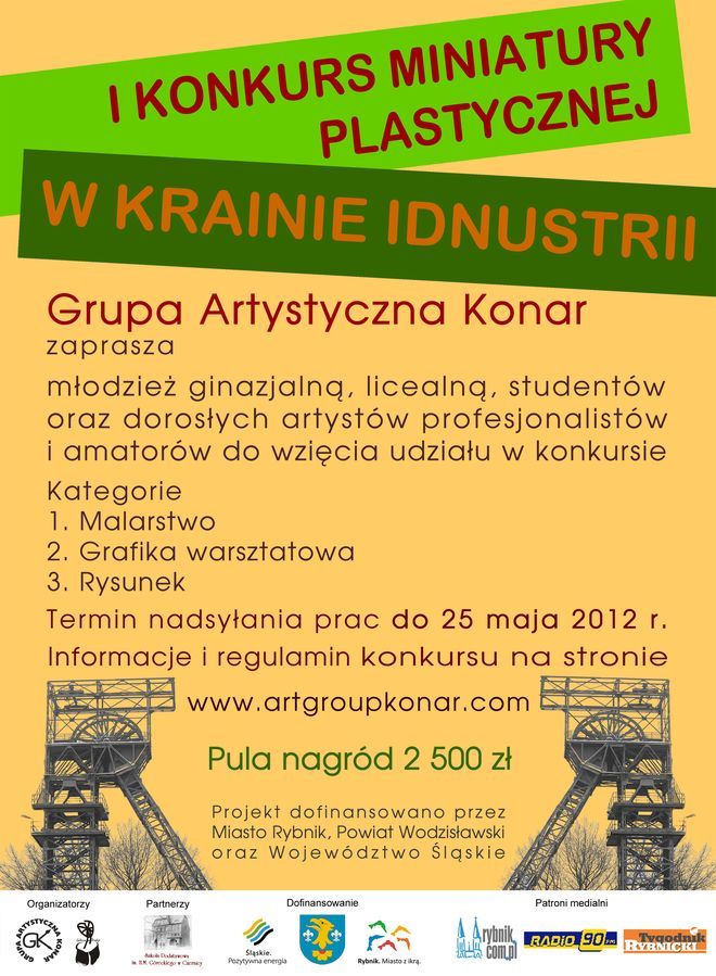 Art Group „Konar”: stwórz industrialną pracę i wygraj 2,5 tys. zł!, Materiały prasowe