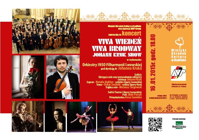 Viva Wiedeń, Viva Broadway - wyjątkowy koncert noworoczny w Radlinie!, materiały prasowe