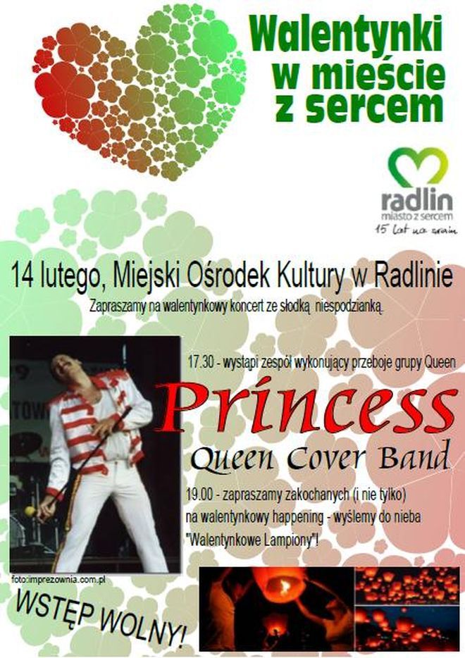 Radlin: Walentynki z muzyką Queen, Materiały prasowe