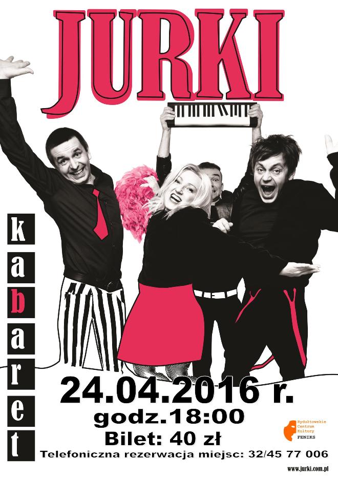 Kabaret Jurki wystąpi w Rydułtowach! , materiały prasowe