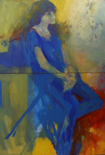 „Sugestia koloru” w Galerii pod Fikusem, Magdalena Krężelok