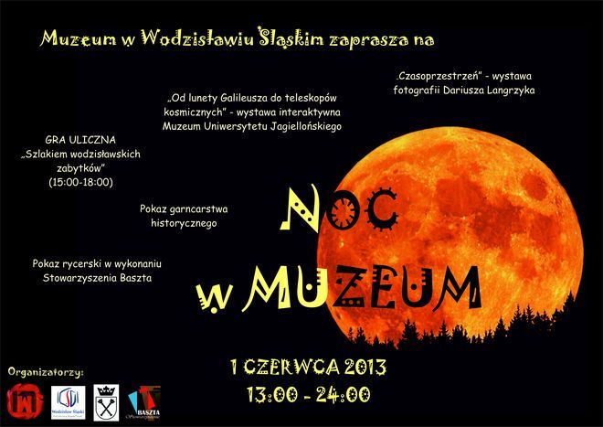 Wodzisław: Przeżyj noc w muzeum, Materiały prasowe