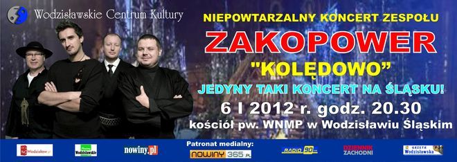 Wodzisław: Zakopower zaśpiewa kolędy, Materiały prasowe